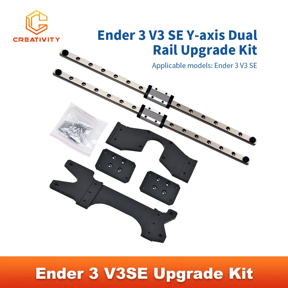 

Креативность Ender 3 V3 SE Y Axis Upgrade V3 KE MGN9H Линейная направляющая 300 мм Пояс X подходит для ender 3 v3 se Аксессуары для 3D-принтеров