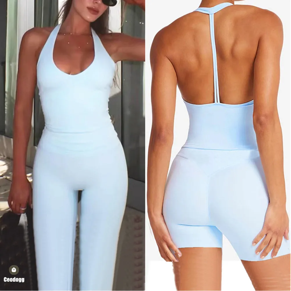 

2 шт., комплект для йоги, женский спортивный бюстгальтер, леггинсы для приседаний, шорты, спортивный костюм, одежда для фитнеса, бега, тренировок, спортивная одежда XP214