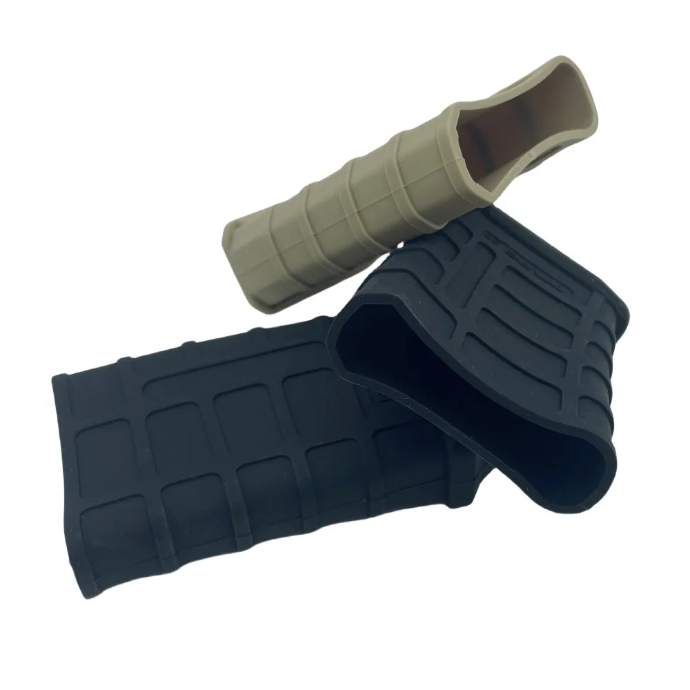 Taktische M4/M16 Schnelle Magazin Gummi Holster 5,56 Mag Tasche Hülse Gummi Slip Abdeckung Pistole Airsoft Patrone Jagd Zubehör – Detail 5