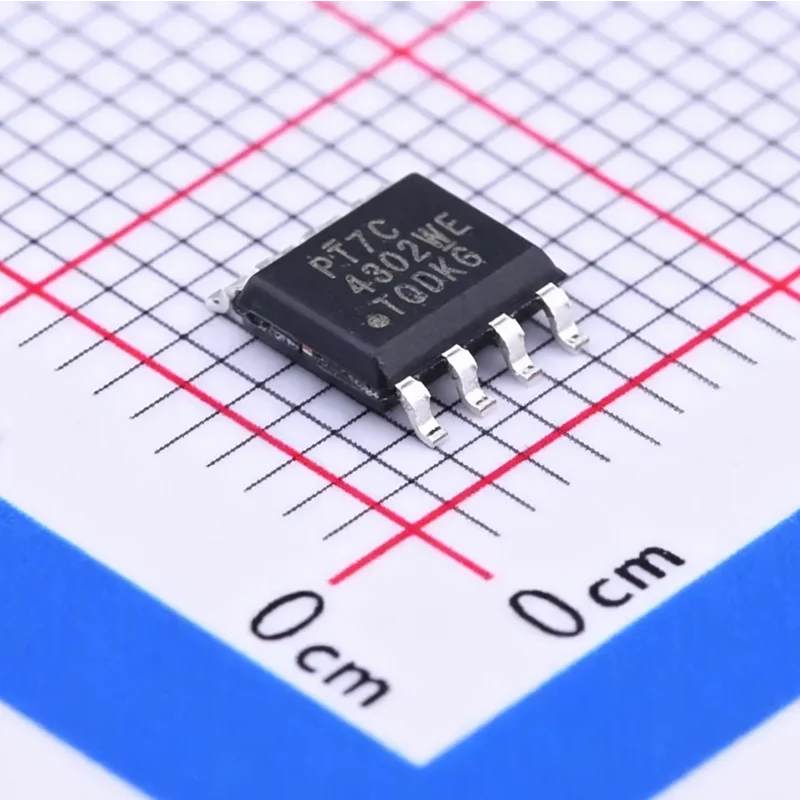 20PCS/LOT PT7C4302WEX marking PT7C4302WE  Real Time Clock (RTC) IC Clock/Calendar 31B 3-Wire Serial 8-SOIC