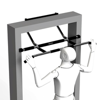 Home Adjustable Wall Doorway Door Fitness Exercise Strength Training Pull-up Bars Steel for Home Gym1