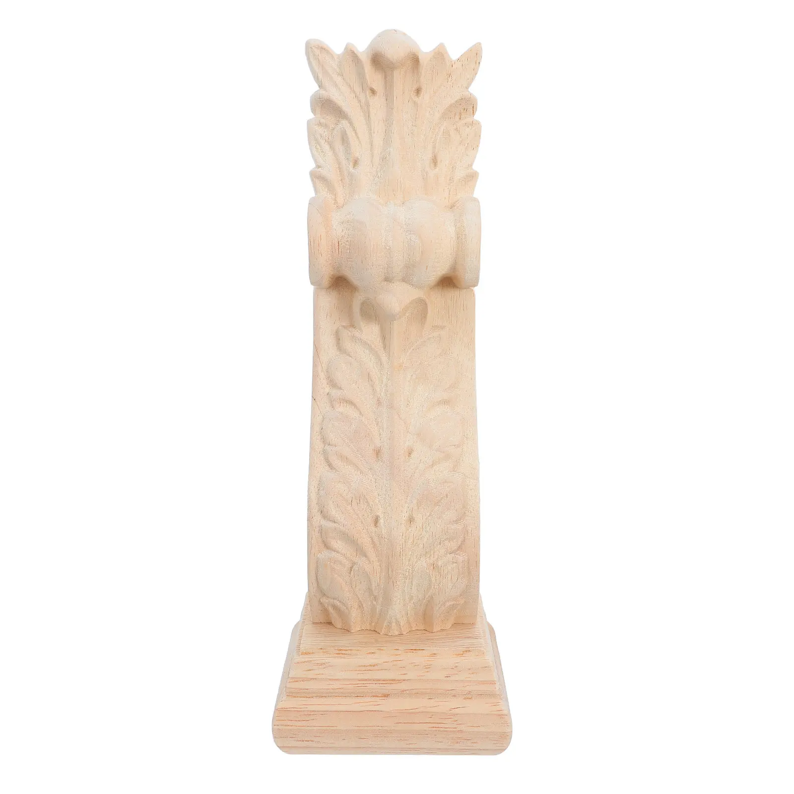 Carved Wood Corbels Unfinished Wooden Shelf Brackets for Kitchen Cabinets Mantel Countertop Doorway Decor