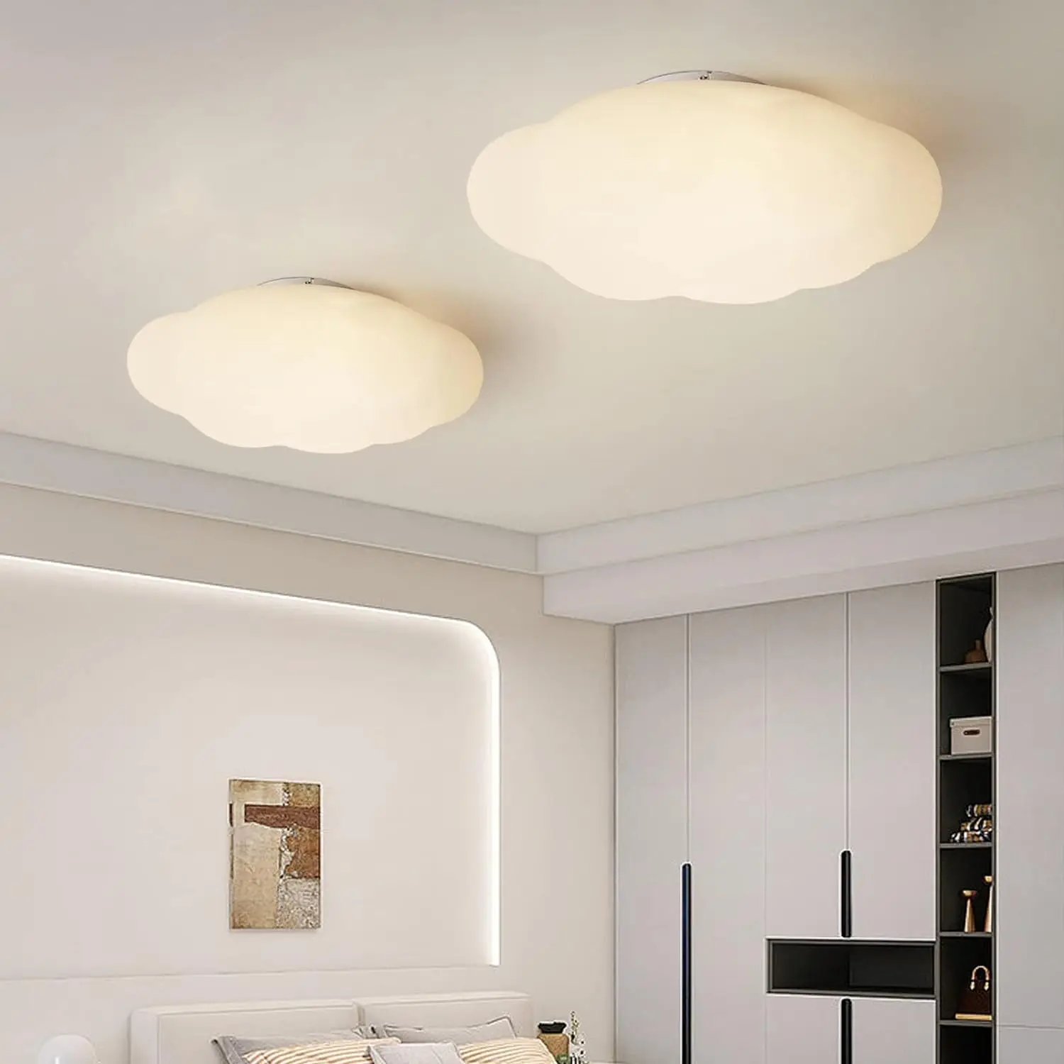 

Nordic Cloud Light Ceiling Modern Cloud Shape Ceiling Lamp Living Room Bedroom Children's Room Home art Decor LED Chandelier