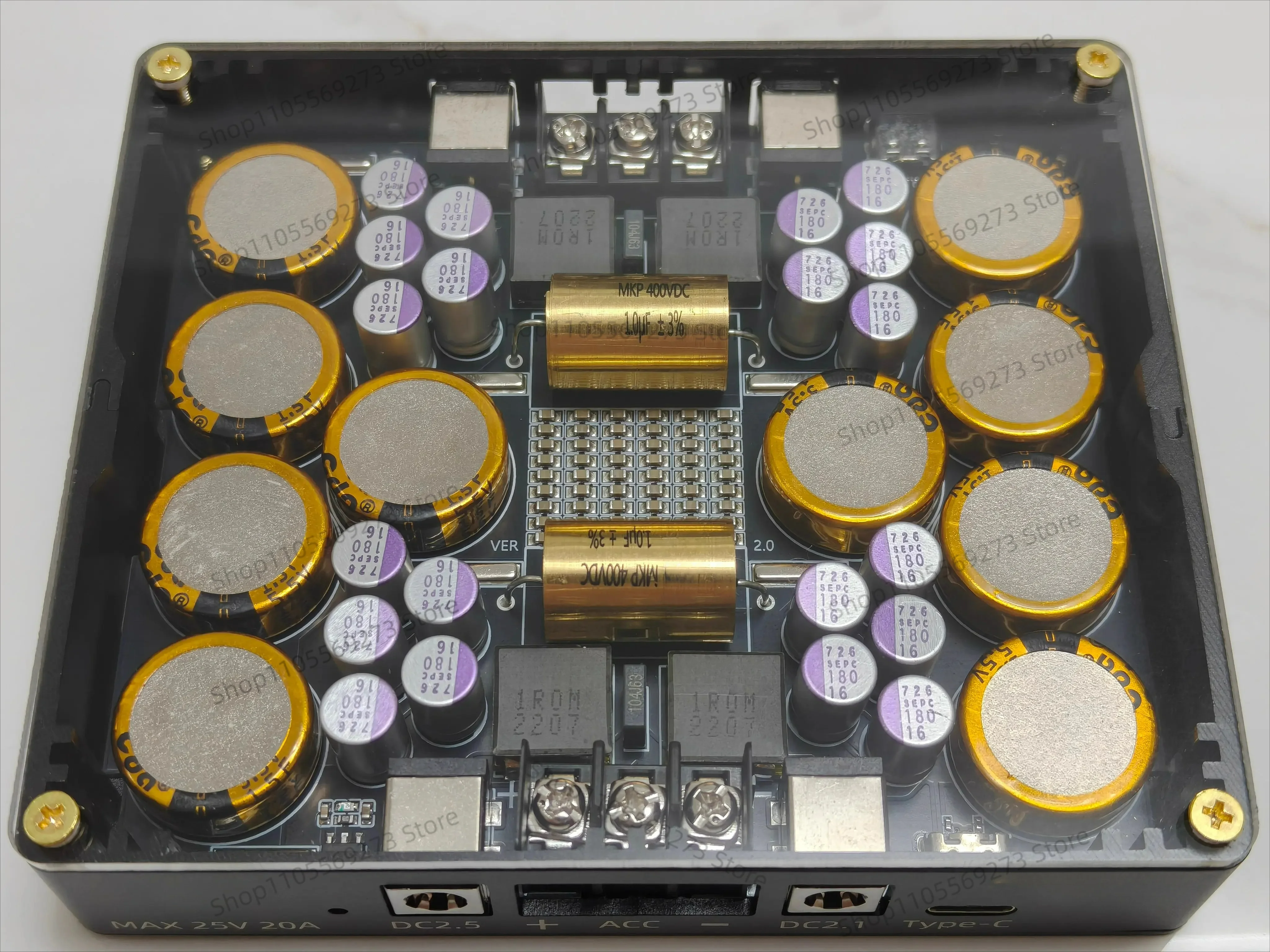 V2 Power Module 5V-25V 8A Compatible with Switching & Linear Power Supply Sound Card DAC Raspberry Pi Amplifier