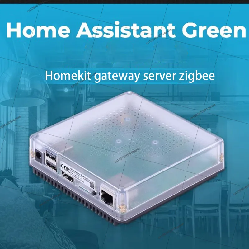 Caja Smart Home verde del asistente del hogar del servidor de puerta de enlace