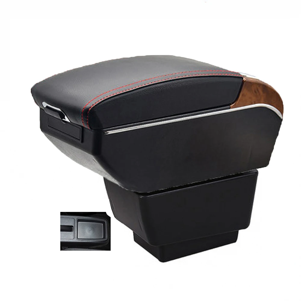 

Для Skoda Fabia 3 III подлокотник, детали для модернизации, центральная консоль, специальное место для хранения, автомобильный подлокотник с USB