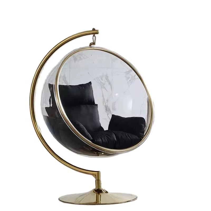 Hanging egg swing chair with metal bracket Household swing chair