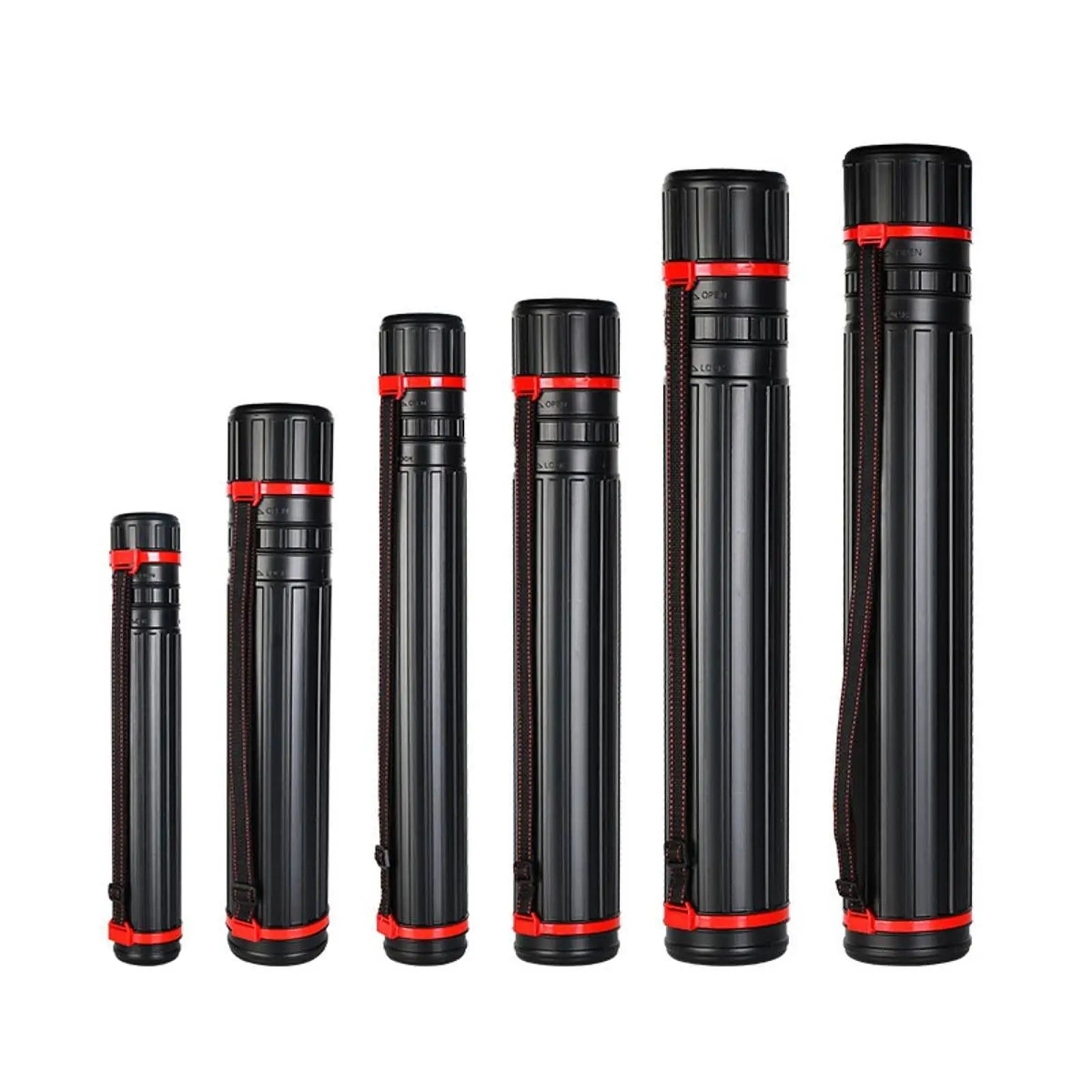 Telescoping Art Transport Tube Retractable Drawing Cylinder Telescopic Painting Paper Storage Tube