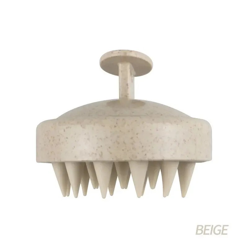 小麦麦わらシリコンヘアスブラシ、ヘッドブラシ、頭皮ストップ、スクラッチコーム、ヘアスタイリングセット