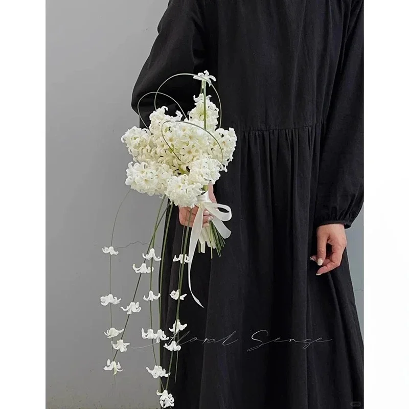 

Имитация цветка, ниша с гиацинтом, держащая невесту, свадебный сертификат, реквизит для съемки