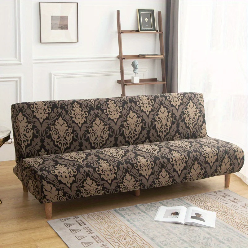 Elastic Futon Slipcover  Glam  Protector, Easy Clean & Style Boost for  and Office