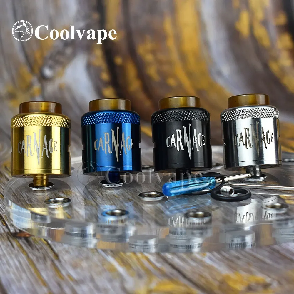 Wolfcoolvape Carnage RDA 25mm - BF Pin atomizer tank for coils & atomizers - main product image