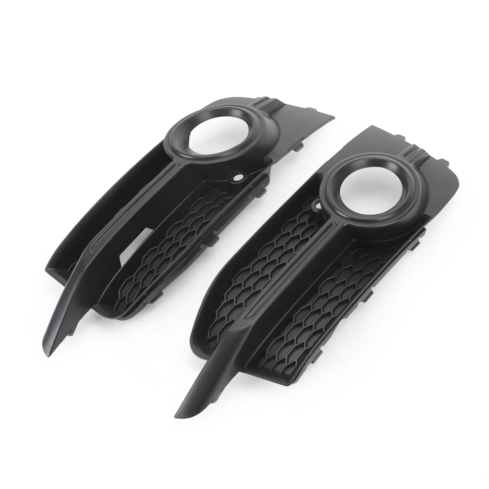 2PCS Front Bumper Fog Light Cover Grille For Audi A1 8X S-Line 2011 2012 2013 2014