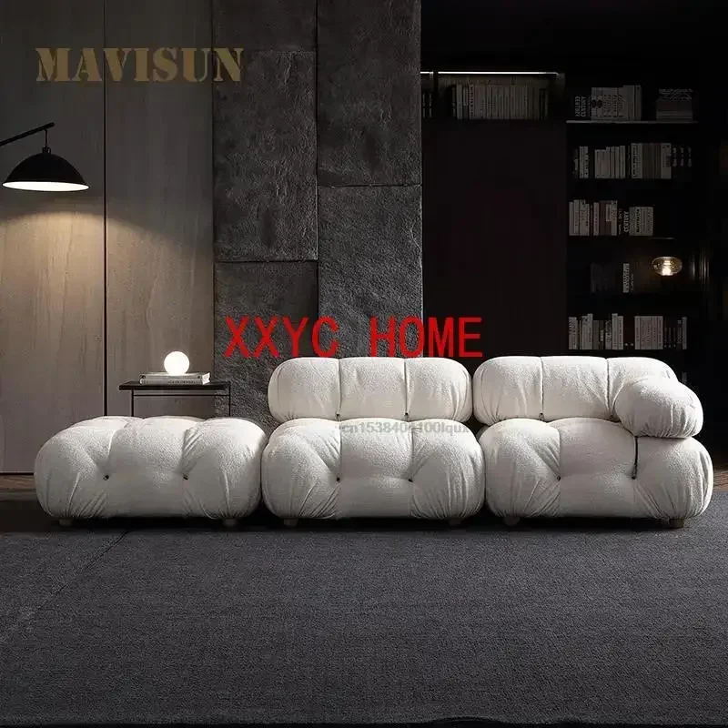 

Minimalist Living Room Furniture Couch Convertible Sectional Sofa Set Modern Style Love-Seat And Three Seat For Home Or Office