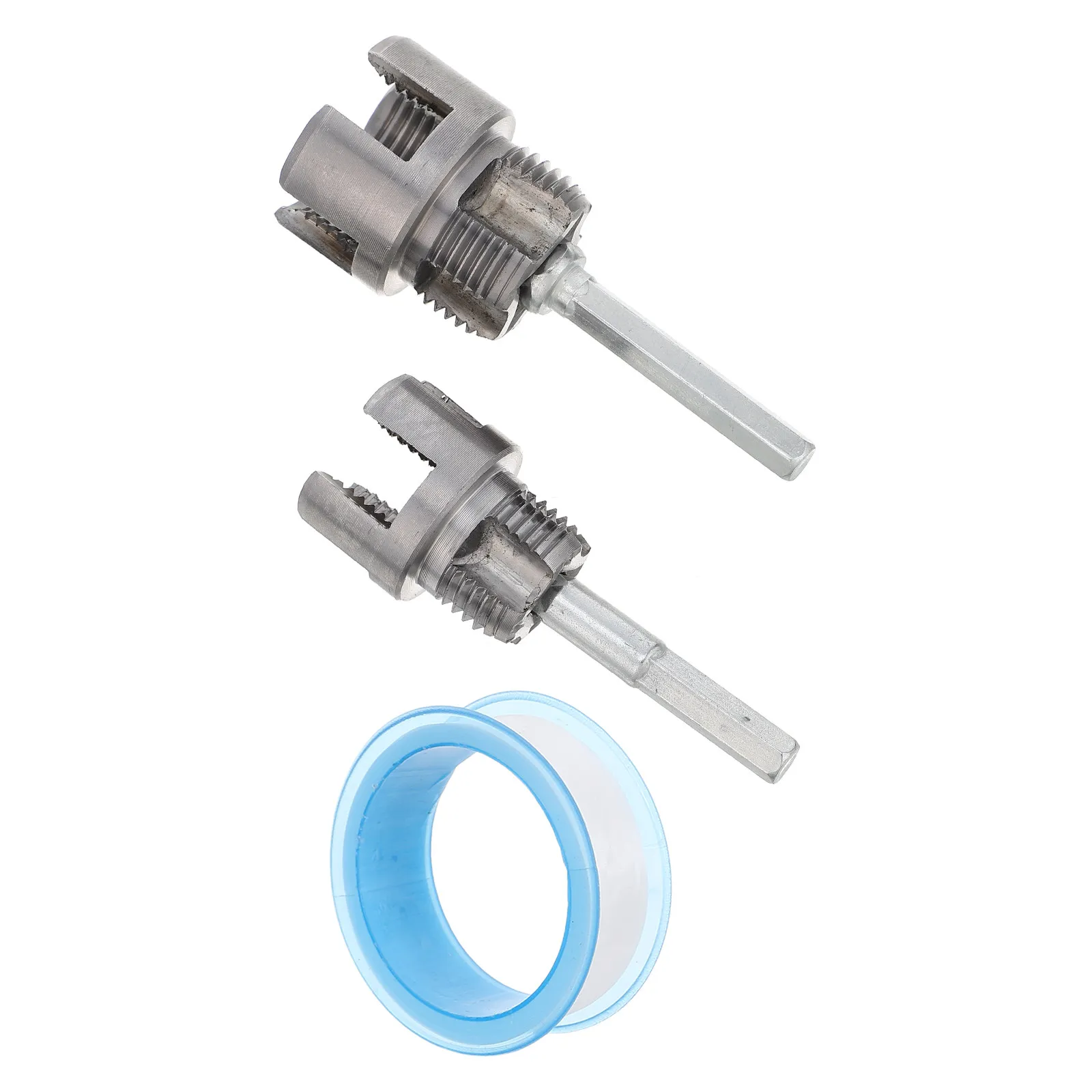 1Set Pipe Thread Cutting Tool Kit Dual Function Internal External Threader for 12 34 Water Pipe Plumbing Threader Tool Electric