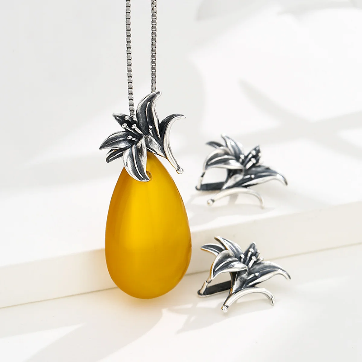 925 Sterling Silver Bamboo leaf Shaped Pendant Clip Clasp Pinch Pendant Bail Connector DIY Necklace Making Accessories
