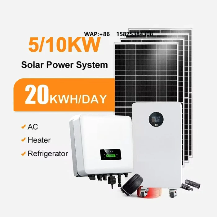 10 Years Warranty 20Kw Hybrid Solar Power System Kit Lithium-Ion Battery 5Kw 15Kw Inverter Home 10Kw 20Kwh 5Kw Generator