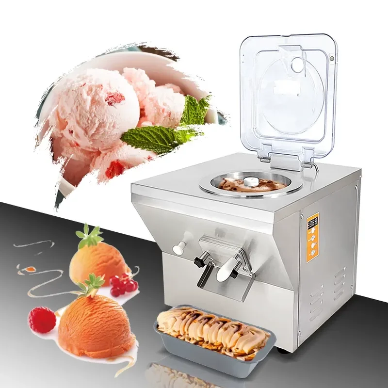 for Koling ICM-12 Desktop Stainless Steel Hard Fruit Ice Cream Machine Italian Gelato Maker Prepaid