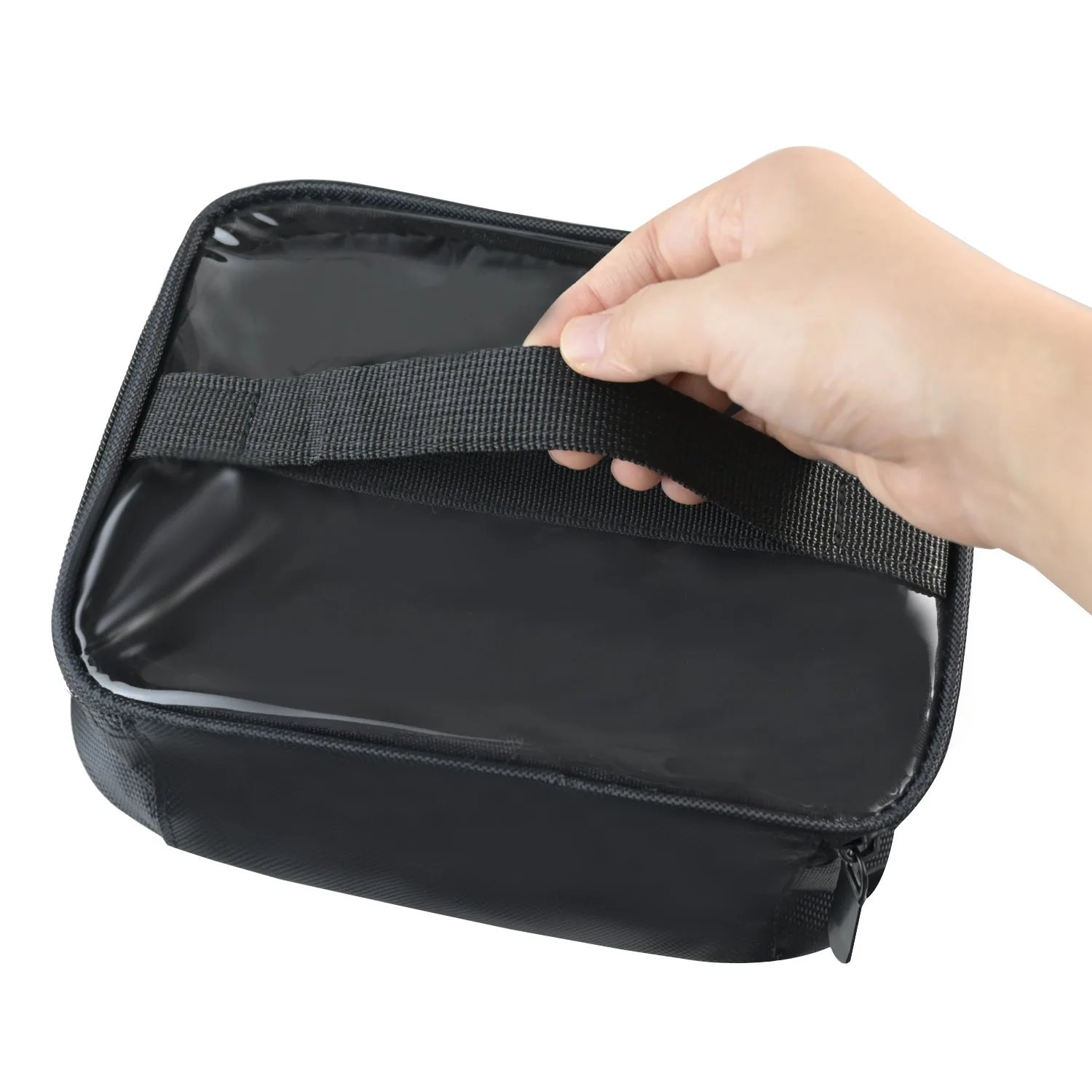 Oxford Fabric Makeup Cosmetic Organizer Case Water Resistant Large Capacity Portable Beauty Tool Toiletry Storage Organizer