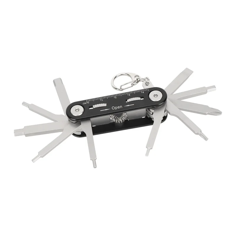 

Multifunctional Foldable Tool Wrench Hexagon, One Word, Cross Wrench Screwdriver