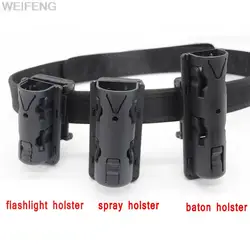 Baton Holster Spray Bolsa Titular, Lanterna Bolsa, liberação rápida, Polícia Self Defense Case, rotação de 360 graus, Belt Clip