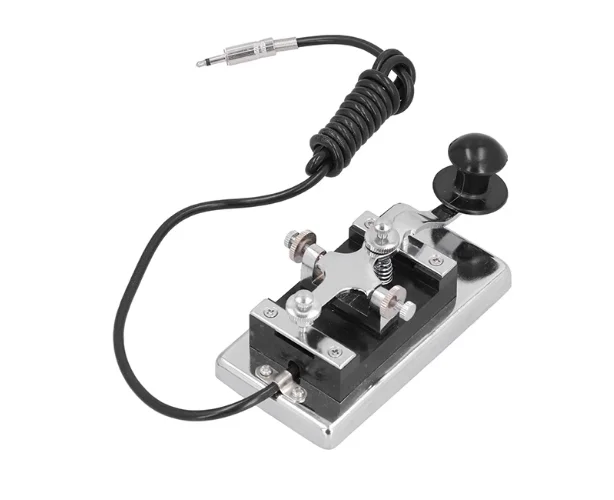CW Shortwave Radio Key K4 For Morse Wrench Telegraph Key Heavy Duty Paddle Key For Test Measurement Tool Accessory