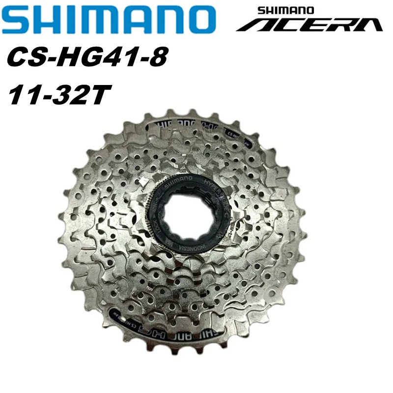 Shimano CS-HG41-8 Bike Cassette MTB Mountain Bicycle HG41-8 Freewheel 8 Speed Flywheel HG41 Cassette 11-32T 11-34T Crankset