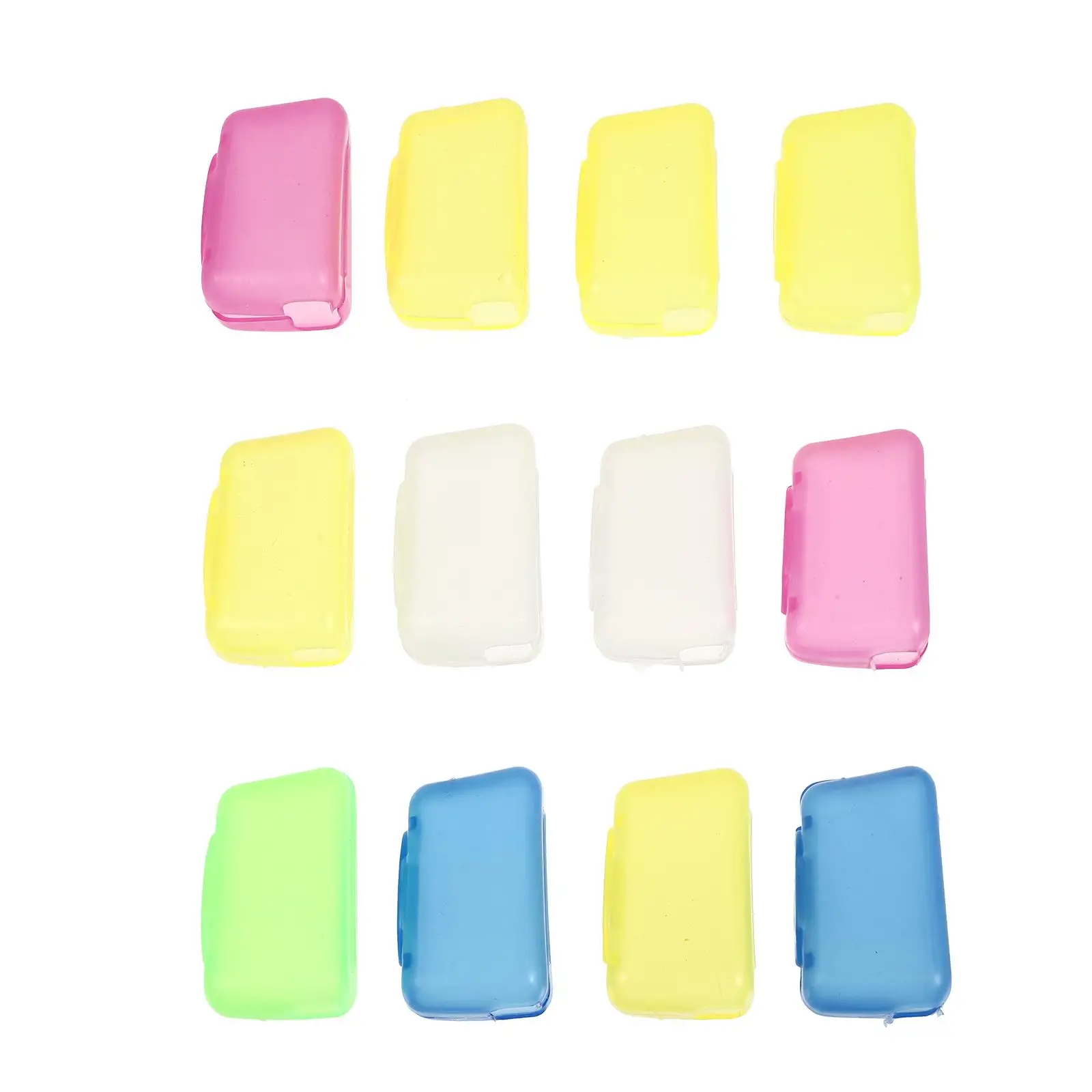 

12 Pcs Toothbrush Case and Paste for Holder Travel Sterilizer Toothpaste Toothbrushes Brushing Cover Portable Box Cases