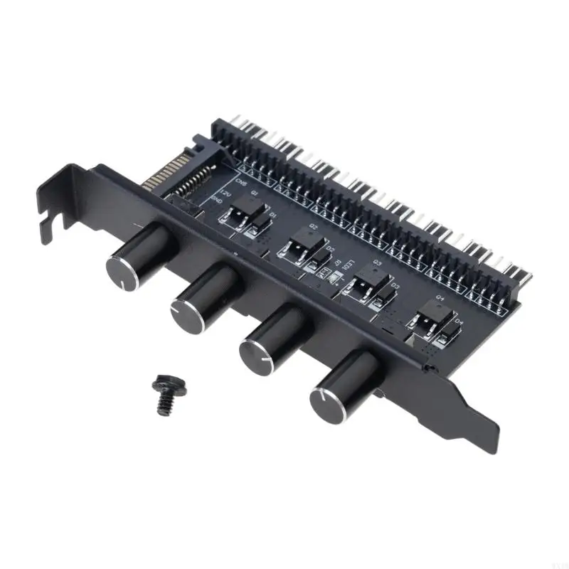 8 Port Case Cooling Cooler Fan Universal Computer Regulator For Gamer Cab
