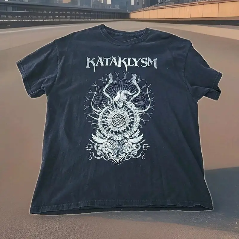 Kataklysm Band T-Shirt twoside Black Color Full Size Shirt Christmas BT2052