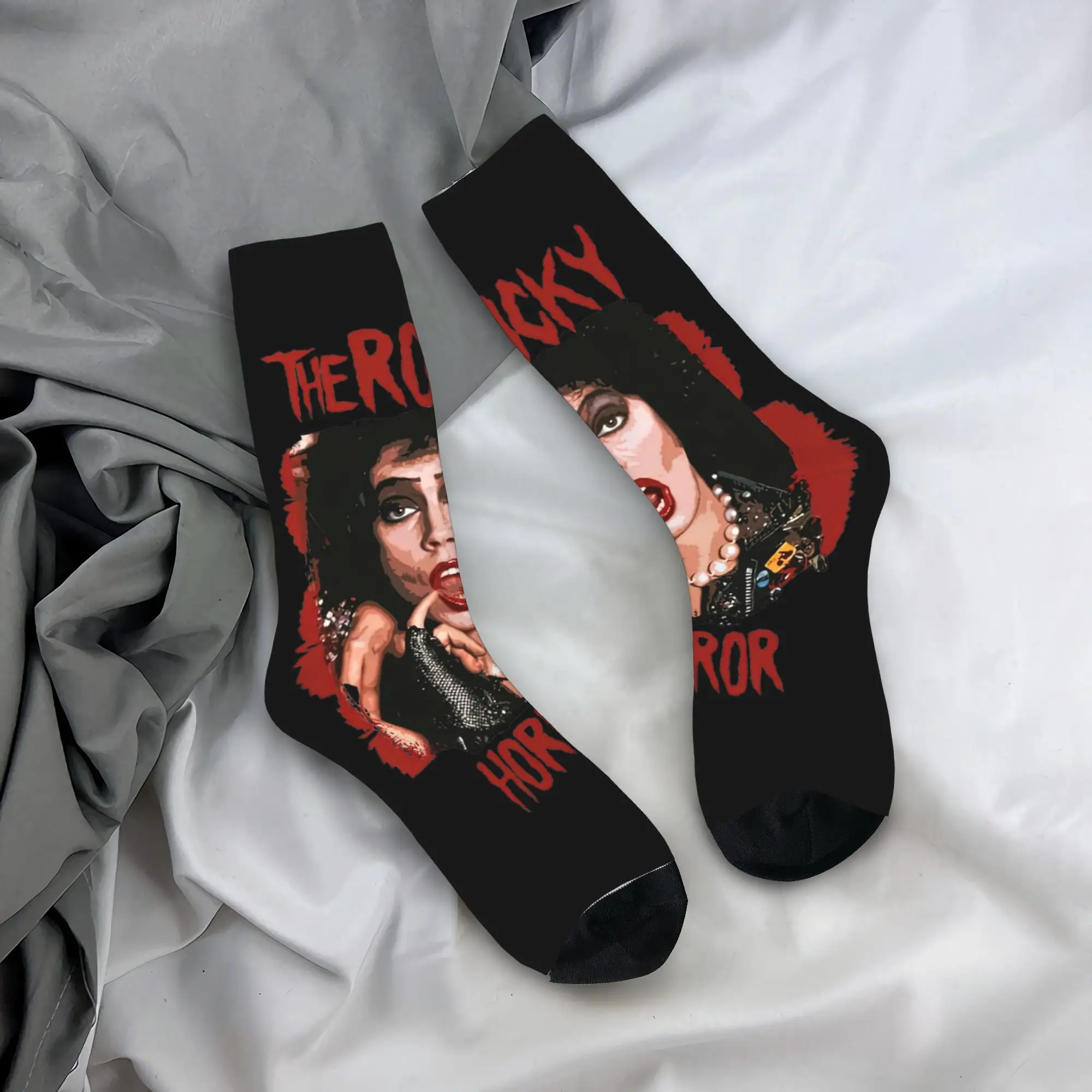 Autumn Winter Harajuku Women Men The Rockys Horror Picture Show Socks  Non-slip Basketball Socks