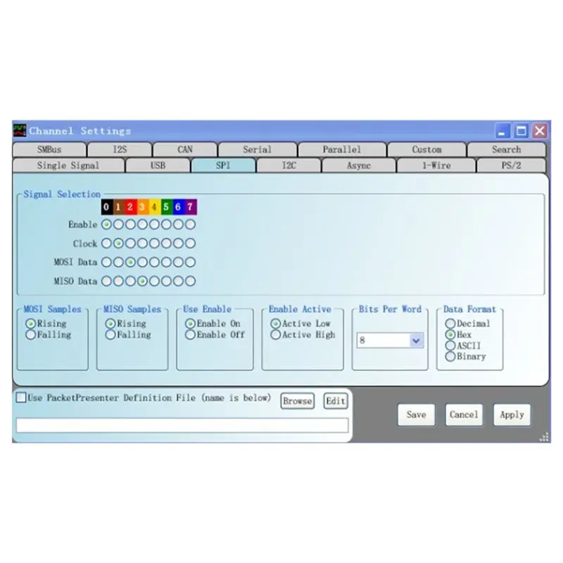 A72Z USB Logic Analyzer Single Chip Microcomputer Suitable for ARM FPGA Debugging Tool 24M Sampling 8 Channels