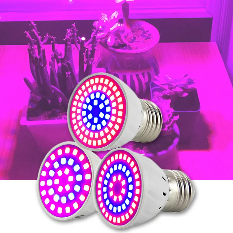 Plant Grow Light 3 Head 72 LED Indoor Growbox Cultivo Hydro Phyto Lamps Growth Lamp red blue light  Bulb For Greenhouse a2