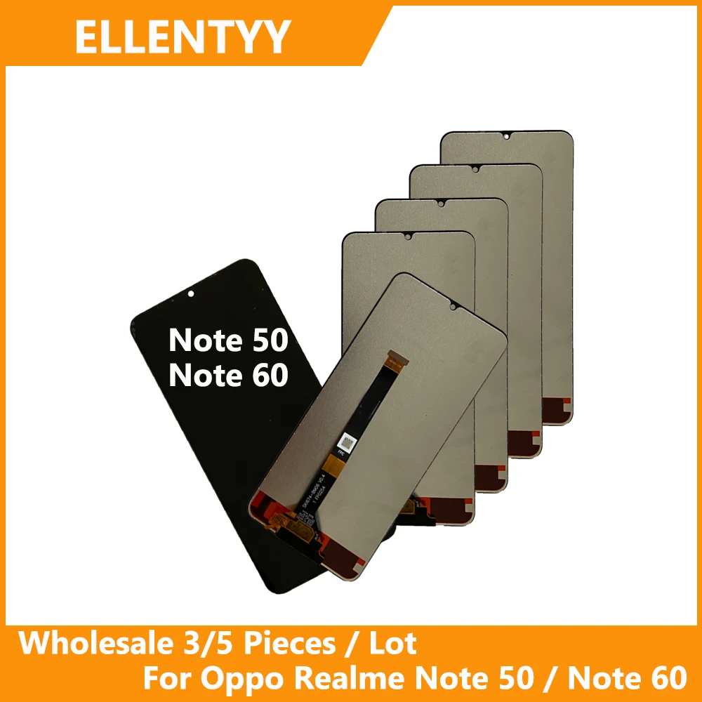 

Wholesale 3/5 pieces / Lot High Quality For Oppo Realme Note 50 Screen Lcd display With Touch Digitizer For Realme Note 60