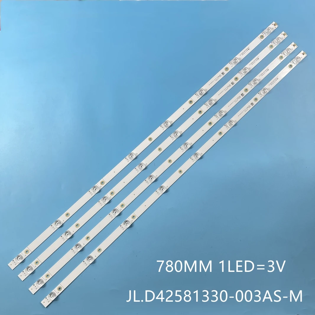 Striscia di retroilluminazione a LED per TV 43 ''TH-43FX500C Th-43fx520c JL.D42581330-003AS-M 43 h6e H43A6100 43 h6080e 43rge JHD425S1U51-T0