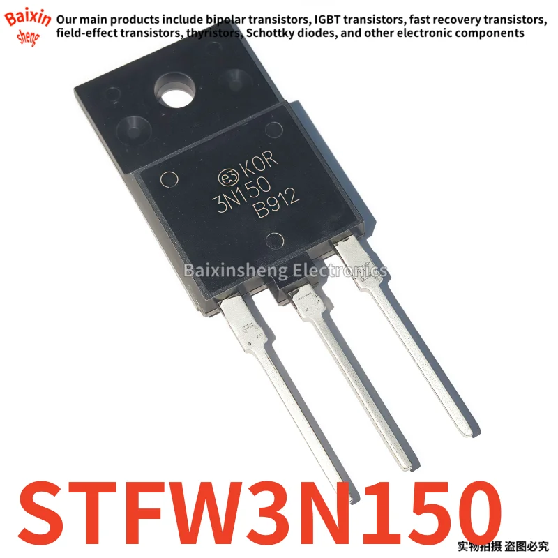 10PCS NEW Original 3N150 STFW3N150 TO-247 3A 1500V IGBT tube welding machine dedicated