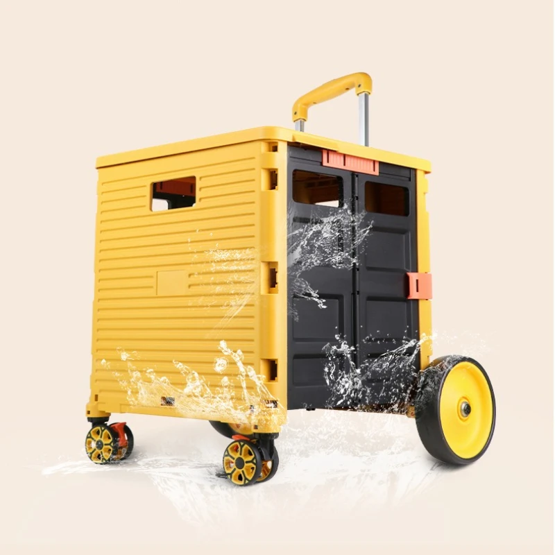 Baoyu-carrito de compras para comestibles, carrito plegable para el hogar, ruedas de gran tamaño para subir escaleras, remolque, carrito de compras para supermercado