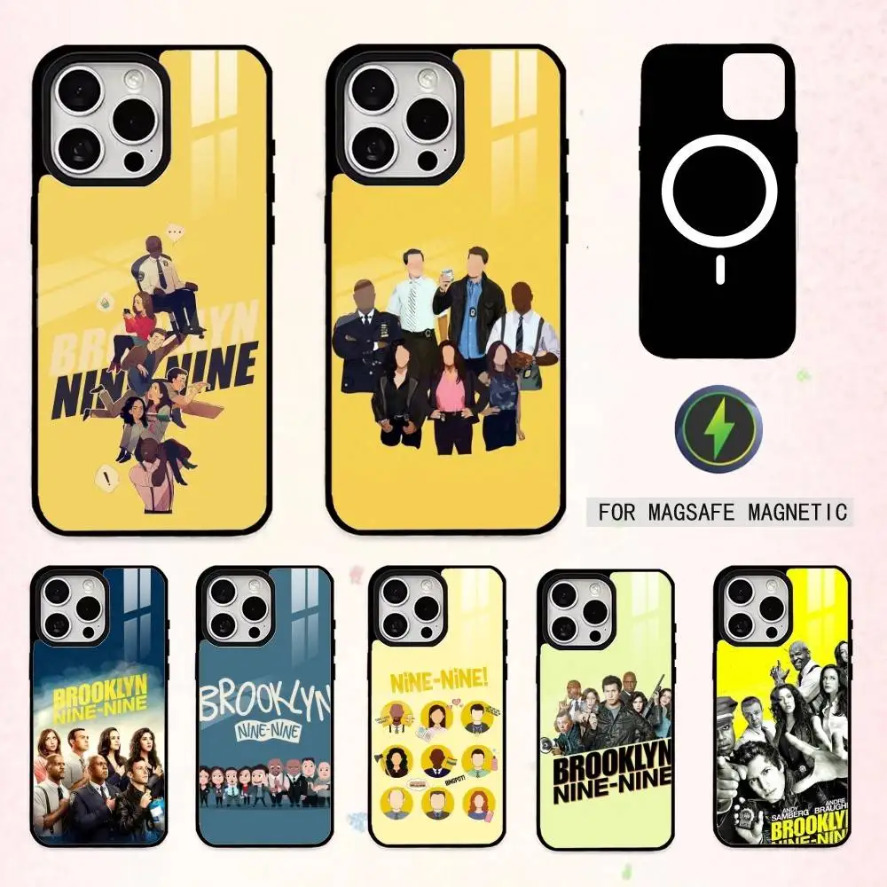

TV B-Brooklyn N-Nine 99 Phone Case For iPhone17,16,15,14,13,12,11 Plus,Pro Max Magnetic For Magsafe Wireless Charging