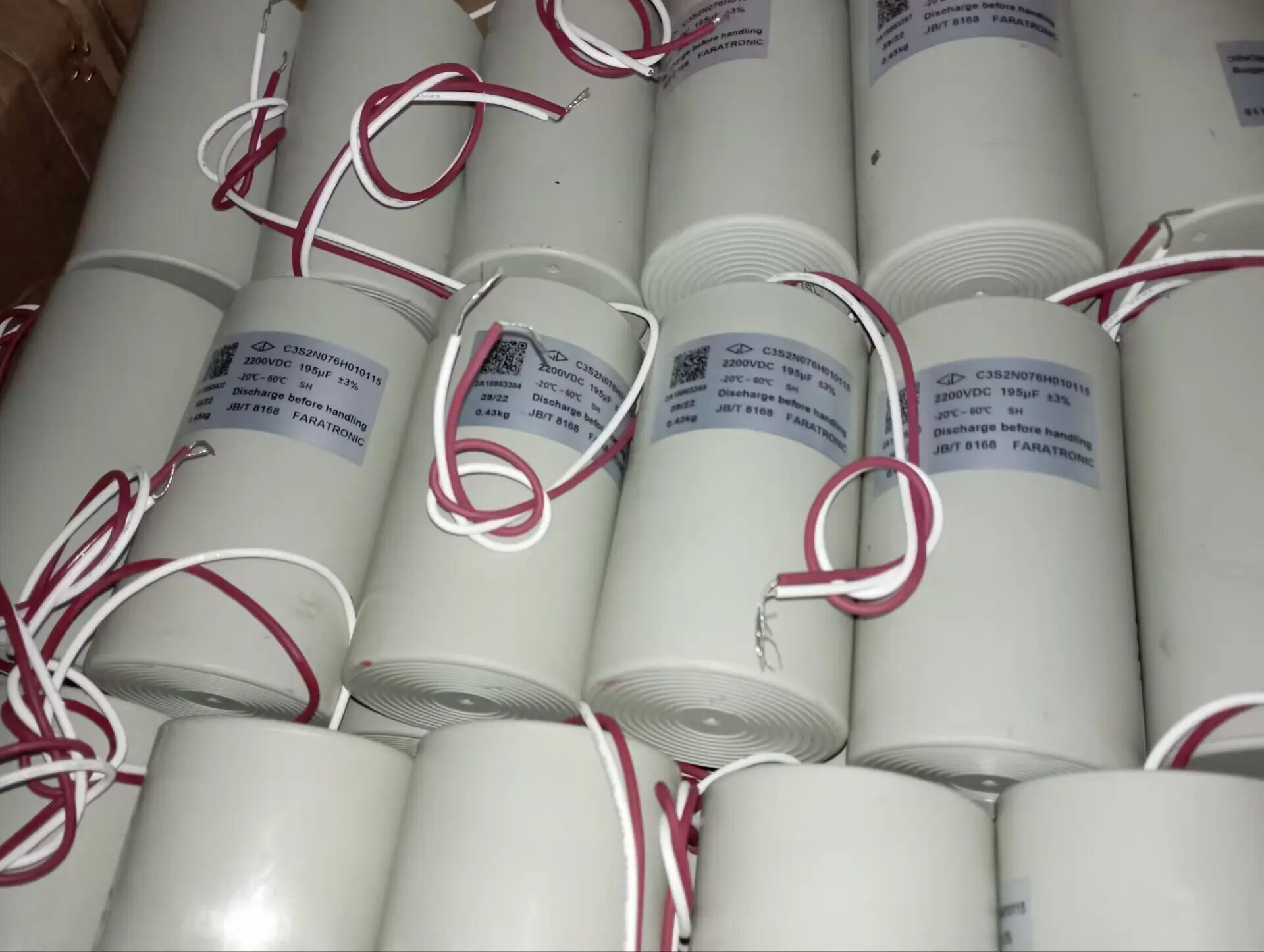 New original 2200V 195UF capacitor, 2150V 200UF, 2000V 185UF defibrillator film capacitor, 65*118MM
