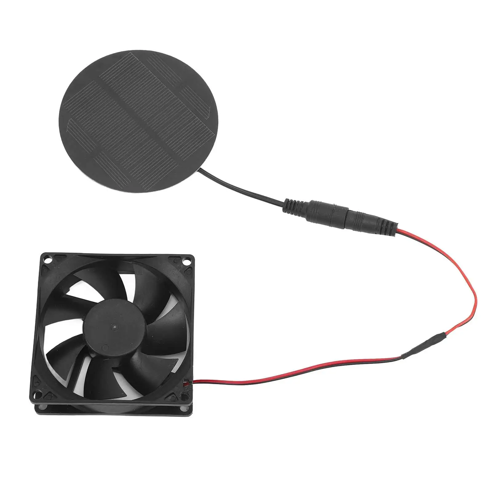 Solar Powered Panel Fan Portable Monocrystalline Silicon 10W Lightweight Ventilator Fans Free Energy for Greenhouse Chicken Coop