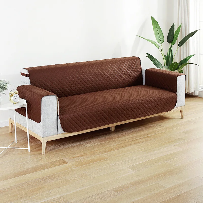 

New Four Season Universal Sofa Cover Comfortable Micro Elastic Fabric Ultrasonic Pet Sofa Pad Household Integrated Sofa Cover