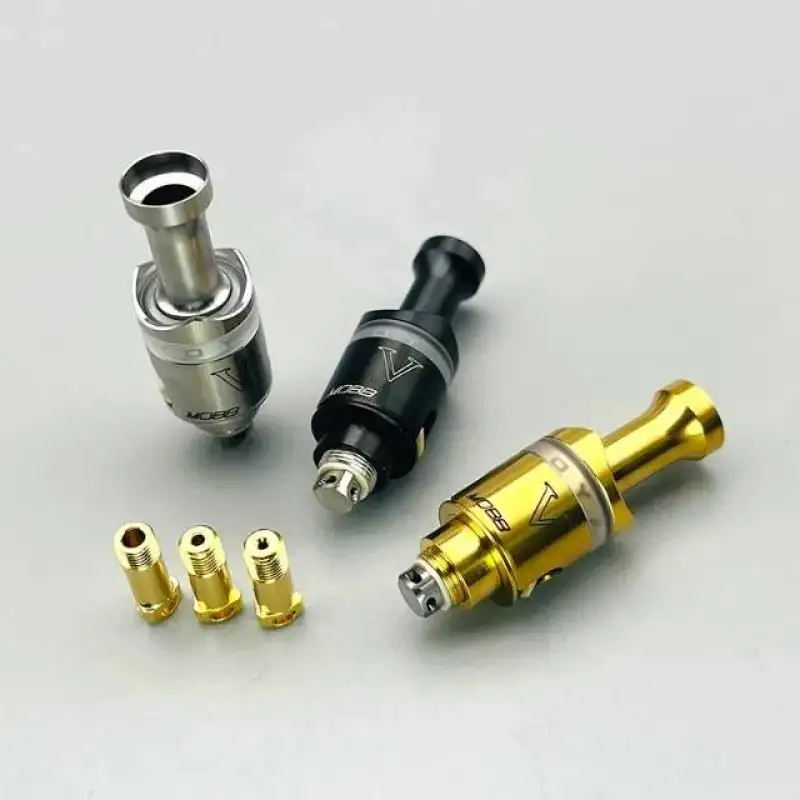 DSX Monarchy Mobb V Style RBA Bridge 316SS für Billet/BB/Boro Tank mit Luftstiften 1 mm/2,5 mm/3 mm/3,5 mm