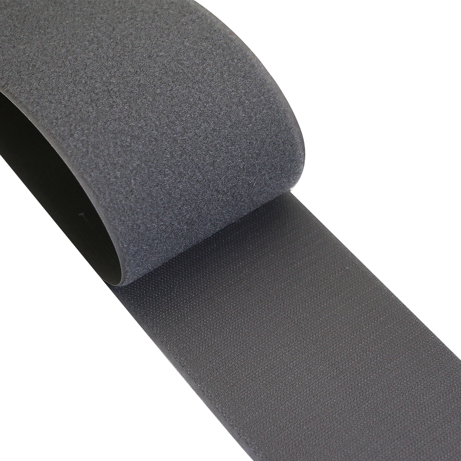 1Meter/pairs 100mm Dark Gray Non-adhesive Hook and Loop fastener Tape Sewing-on the hooks adhesive Magic tape DIY