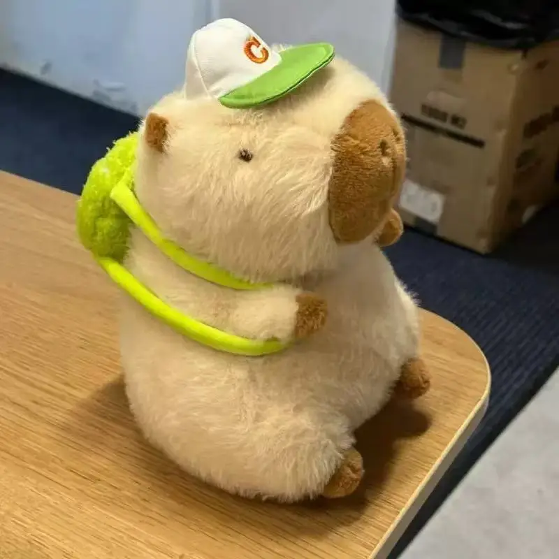 

Плюшевая игрушка Капибара 22-30 см, интернет-хит, кукла Капибара Джун, уродливо-милая кукла, кукла-морская свинка, для мальчиков и девочек, аниме, кавай