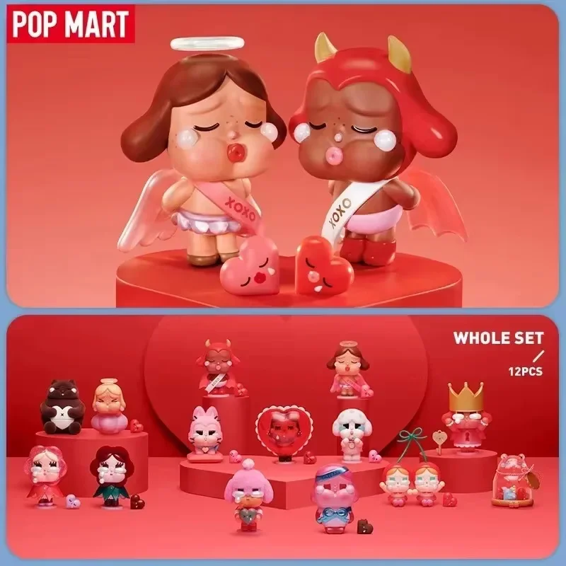 

POP MART CRYBABY CRYING FOR LOVE Series Модная слепая коробка Игрушка Mystery Box Mistery Фигурка-сюрприз Милая модель Подарок на день рождения