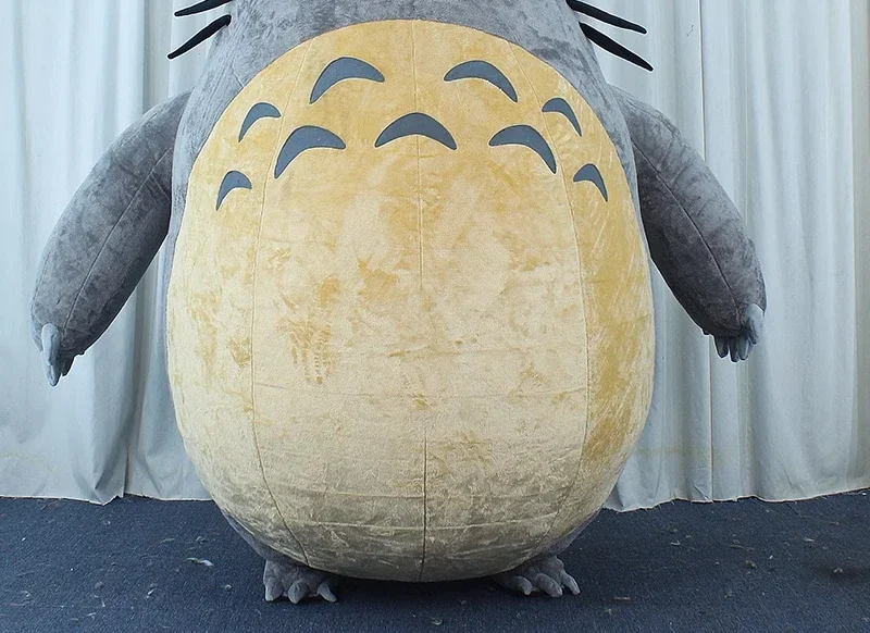 Inflatable Grey Chinchilla Mascot Costume Cartoon Character Outfit Attractive Suit Birthday Gift Party Events No Battery