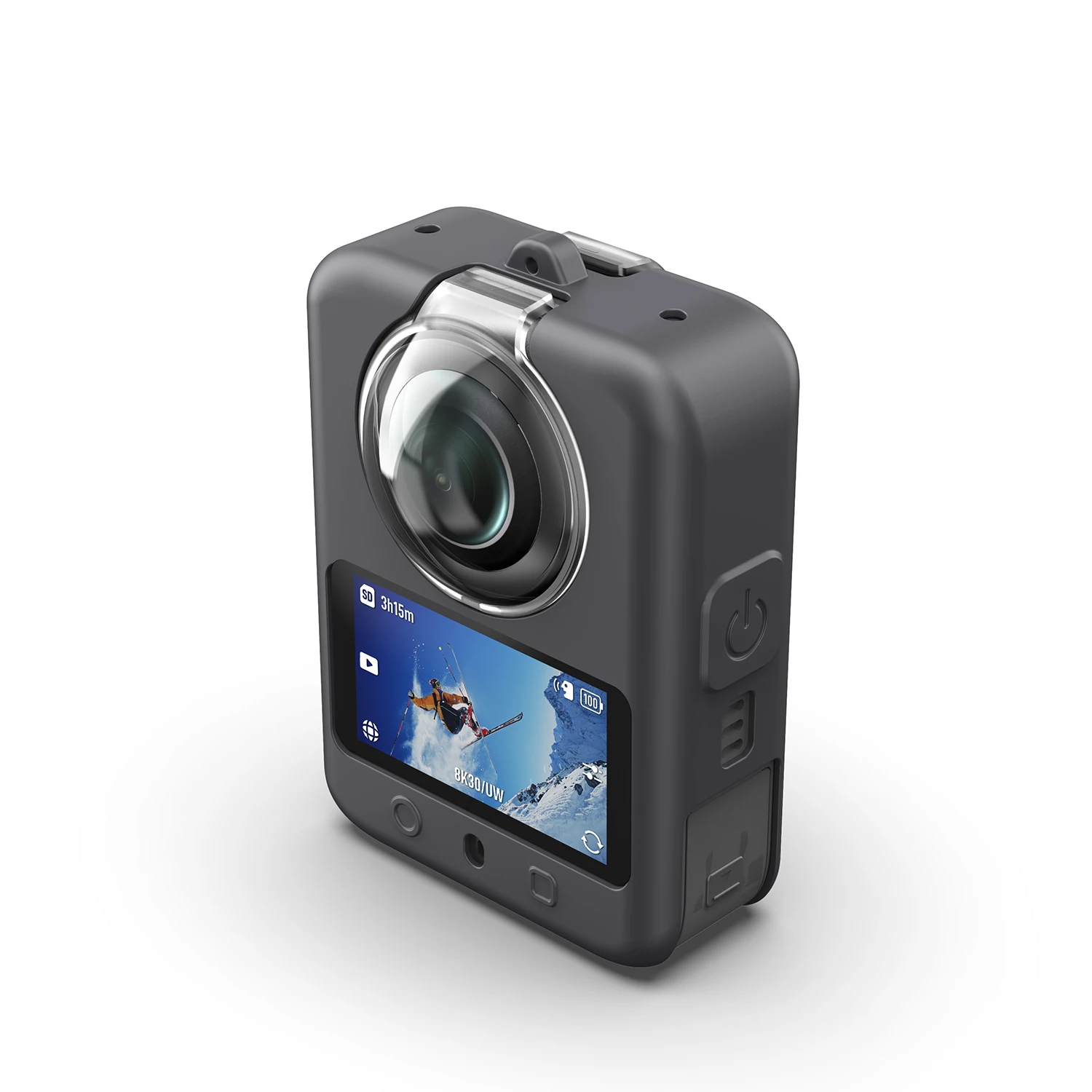 Für DJI OSMO 360 1 2 Ⅱ Kamera Schutz-Zubehör-Set Objektivschutz Silikon-Schutzhülle Displayschutzfolien Kameratasche – Detail 9