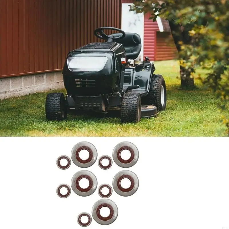 F92F Pack of 10 Professional Oil Seal Chainsaw Crankshaft Oil Seals Set For MS381 MS382 MS380 Chainsaws Accessories