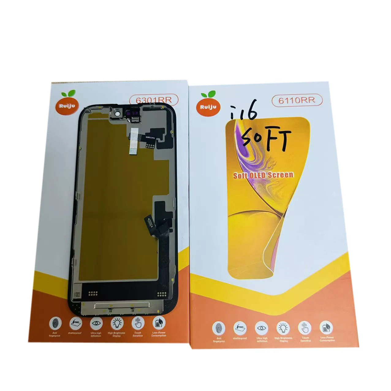 RJ SOFT OLED LCDディスプレイ交換用 iPhone 16 12Pro 13Pro 15Pro 