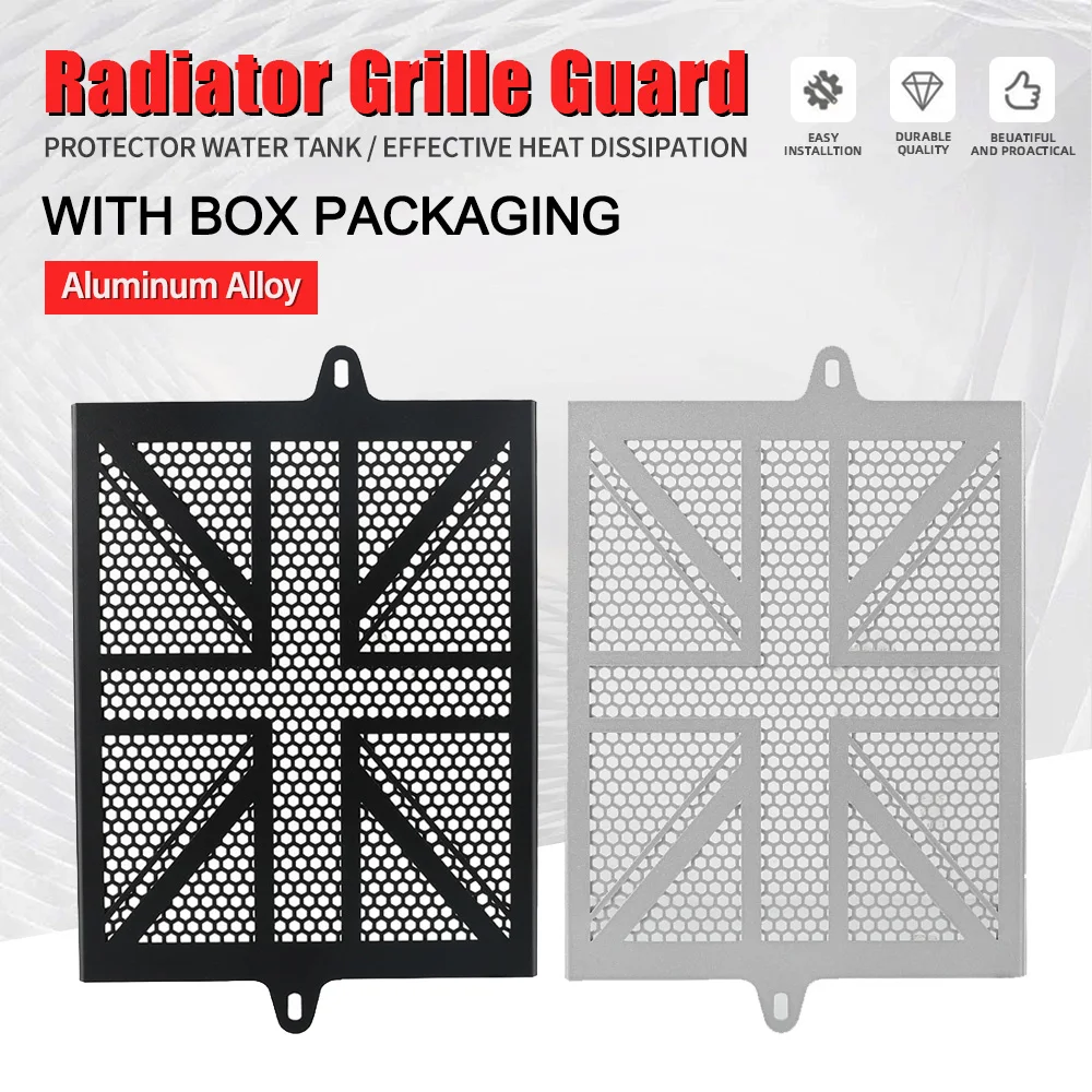 

For Scrambler 400 X Speed 400 2024-2025 Motorcycle Accessories Black Radiator Guard Protector Grille Cover Oil Cooler Guard